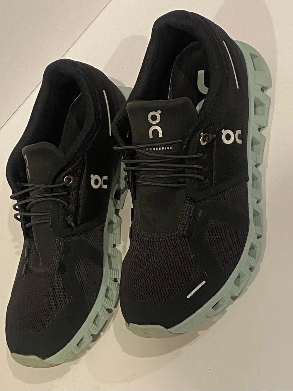 On cloud shoes